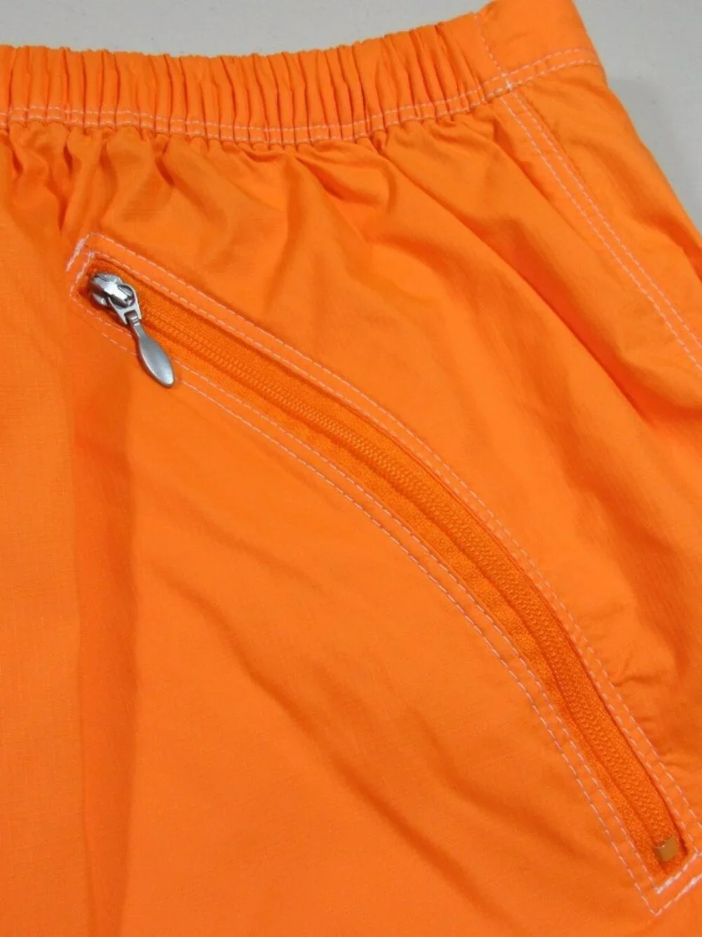 Vintage Nike Y2K womens neon orange ripstop nylon walking hiking capris XL